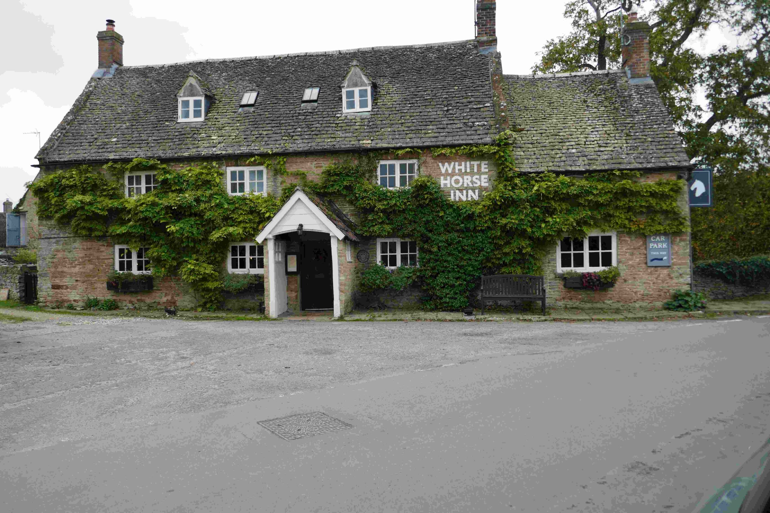 The White Horse Inn ... 100 metres from the Church, and a great place for coffee and conversation