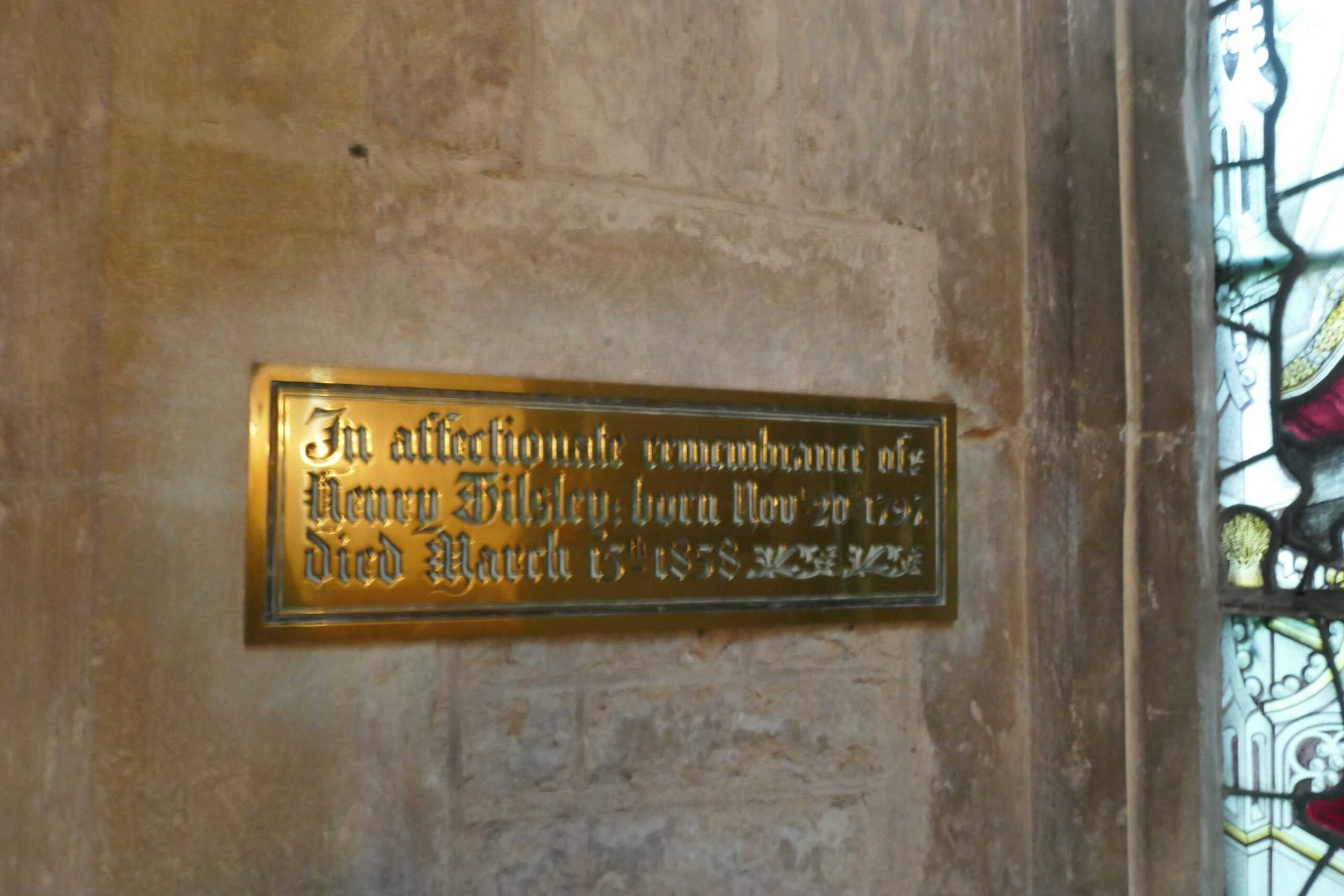 another dedication plate