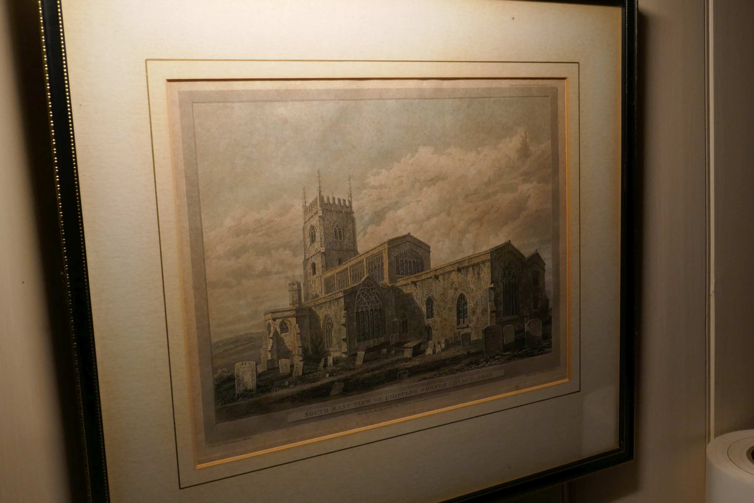 an old engraving of the Church